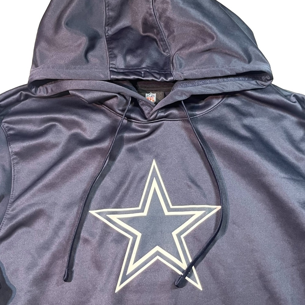 Dallas Cowboys Hoodie Mens XL Blue NFL Football Pullover Combine Team Apparel